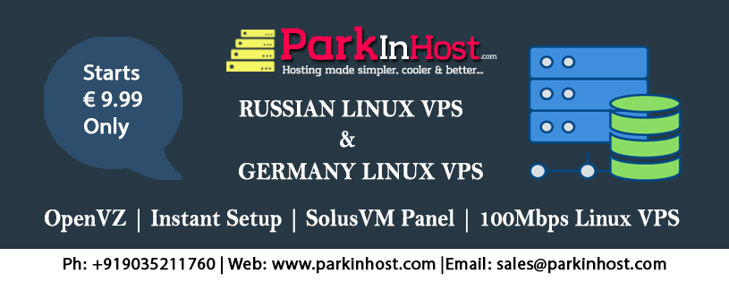 OpenVZ Linux VPS Hosting - parkinhost